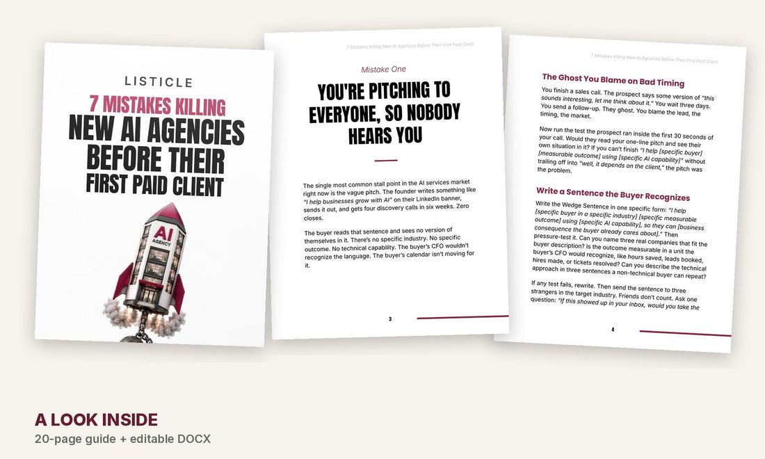 Inside the 7 mistakes guide: sample pages