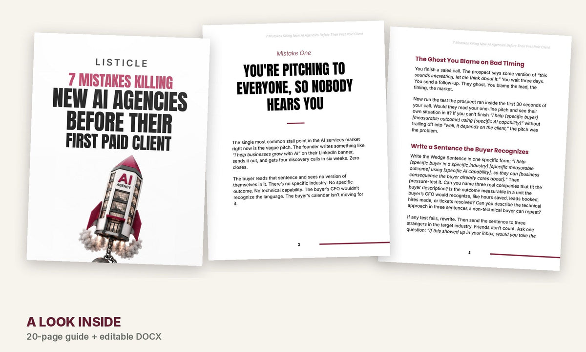 Inside the 7 mistakes guide: sample pages